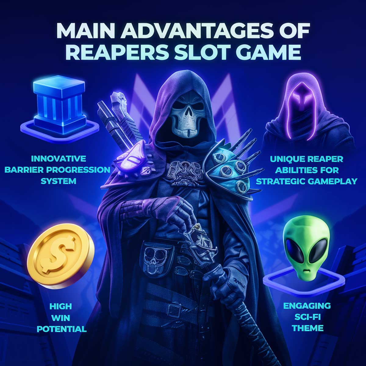 Reapers slot game main features