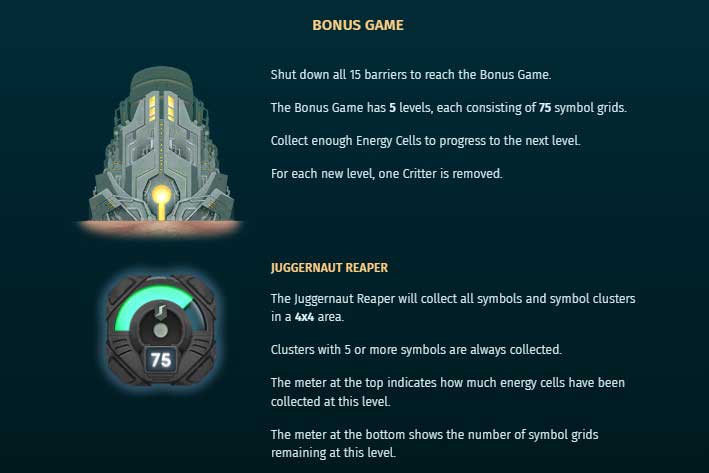 Reapers slot bonus game, juggernaut reaper